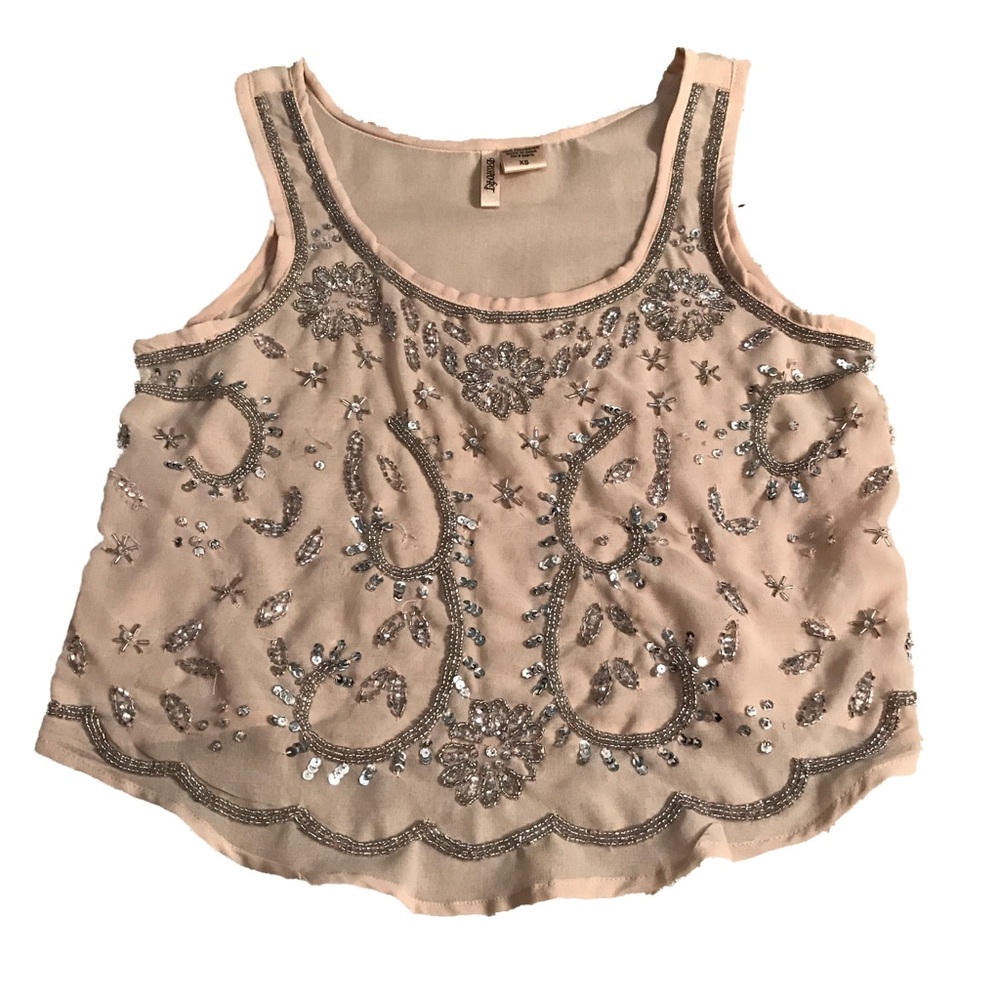Jeweled Tank Top